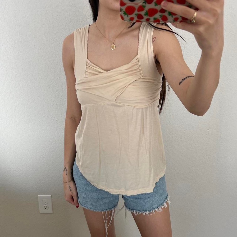 deletta anthropology tank top